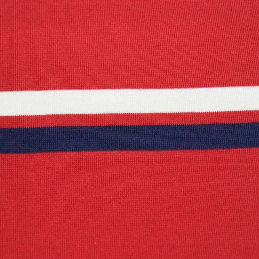 Cotton/Spandex Stripe Rib Fabric for Clothing