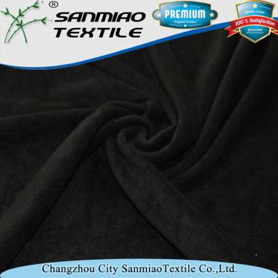 Black Polyester Towel Fabric for Home Use